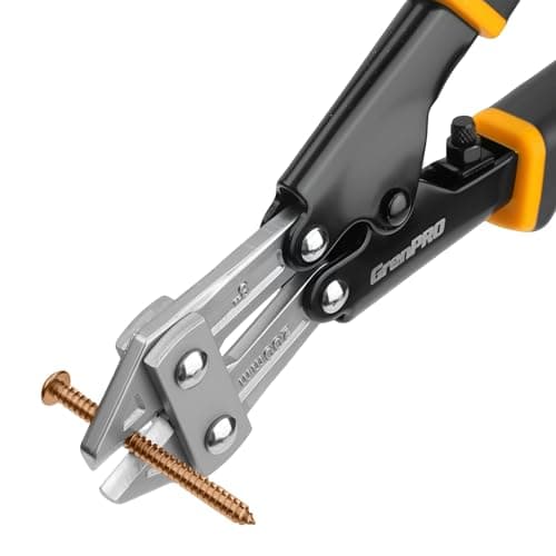 GRENPRO Wire Cutters Heavy Duty 8 Inch, Mini Bolt Cutter & Small Wire Cable Cutters, Wire Clippers for Crafting, Wire Cutter Pliers with Soft Anti-Slip Handle 8