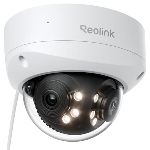REOLINK Duo 3V PoE, 16MP UHD Dual-Lens PoE Security Camera with 180° Panoramic, Motion Track, Color Night Vision, Smart Detection, 2 Way Talk, IK10 Vandal-Proof, IP67 Weatherproof, No PT Supported