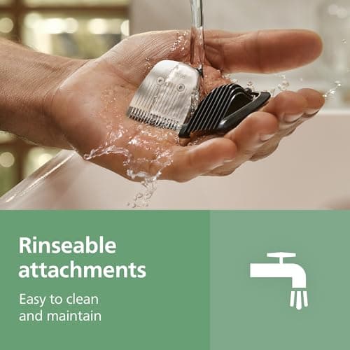 Norelco Philips All-in-One 3000 Series 13 in 1 Trimmer for Men, Beard Trimmer & Head Hair Clipper, Full Metal Self-Sharpening Blades & 8 Length Settings, MG3939/50 7