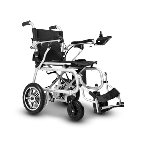 Burch Bike Artemis Pro Lightweight Foldable Electric Wheelchairs for Seniors - 2x250W Power Wheelchair - Travel/User Friendly Electric Wheelchairs for Seniors, Long Range Electric Wheelchair (Black)