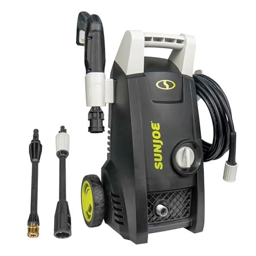 Sun Joe 1600 PSI Electric Pressure Washer with 11-Amp Motor and 1.1 GPM, SPX1000 - Portable Water Cleaner with Adjustable Spray Wand for Car, Garden, and Patio Washing and Cleaning 12