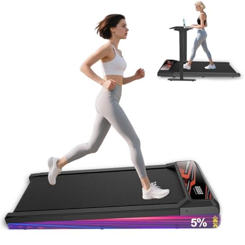 Maicifi Walking Pad Treadmill with Incline - Under Desk Treadmill 2.5HP Low Noise,Portable Treadmills for Home, 2 in 1 Folding, Remote Control with LED Touch Screen 265Lbs Weight Capacity