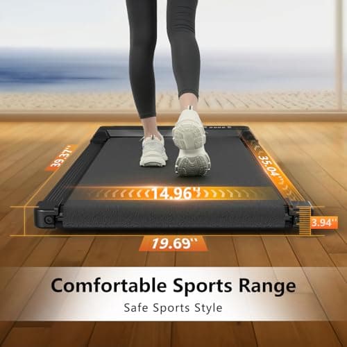 VIPLAT Walking Pad Treadmill,2 in 1 Walking Pad for Walking and Runnning, Treadmill for Home/Office with Remote Control, LED Display 7
