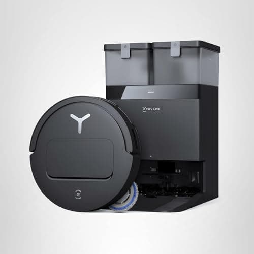 ECOVACS DEEBOT T50 PRO Omni Robot Vacuum and Mop, 3.19” Ultra-Slim, 15,000Pa Suction, ZeroTangle 2.0, TruEdge Edge Cleaning, AIVI 3D Obstacle Avoidance, Auto Mop Wash & Dry, Self-Emptying 10