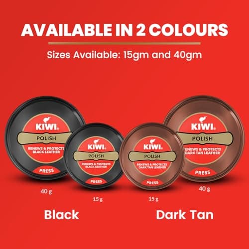 Kiwi Shoe Polish, 40 ml, Black 6