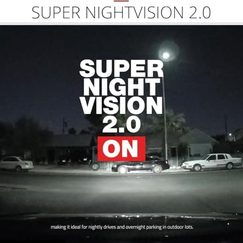 THINKWARE Q200 Dash Cam Car Dashboard Camera, WiFi, WDR, Speed Red Light Alerts, ADAS, 256GB Max, Parking Monitor, Night Vision (32GB MicroSD, 12V Cigar, Hardwiring Cable) (2CH Front & Rear) 5