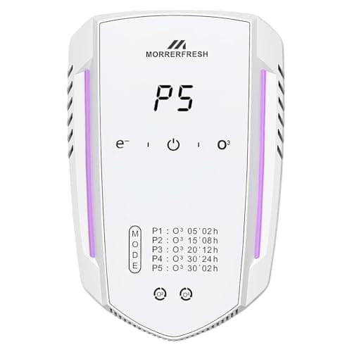 Ozone Odor Eliminator for Strong Odor 99% Cat Litter Deodorizer Dog Poof Odor Removal Air Ionizers for Home Portable Air Purifier for Pets Toilet Wardrobe Shoe Garage Room Cabinet