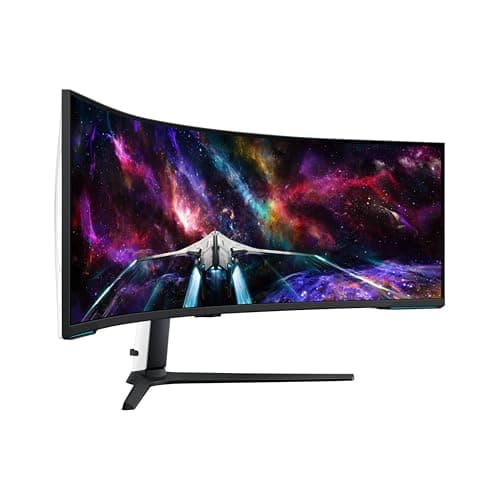 Samsung 57" Odyssey Neo G9 (G95NC) Series Dual 4K UHD 1000R Curved Gaming Monitor, 240Hz, 1ms with DisplayPort 2.1, Quantum Mini-LED, DisplayHDR 1000, AMD FreeSync Premium Pro, LS57CG952NNXZA 16