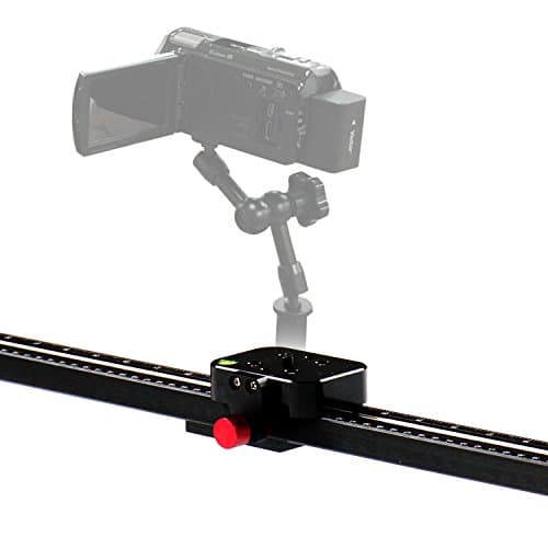 LimoStudio 48 inch Rail Video Stabilization System for DSLR Camera Dolly Track Motion Slider, Tripod Mountable and Carry Bag, Photo Video Studio AGG2574 7