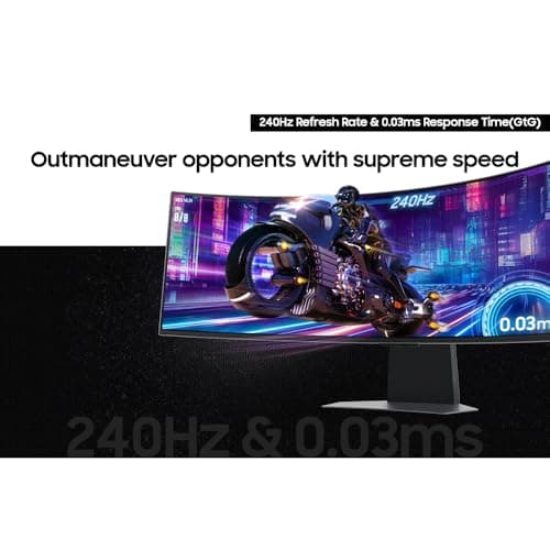 Samsung LS49DG956SNXGO 49 inch Odyssey OLED G9 Dual QHD Curved Gaming Monitor Bundle with Elite Suite 18, 2X HDMI Cable and Deco Gear CPS Exclusive 26 Month Protection Pack (BEACH-CPS-26M2000) 7