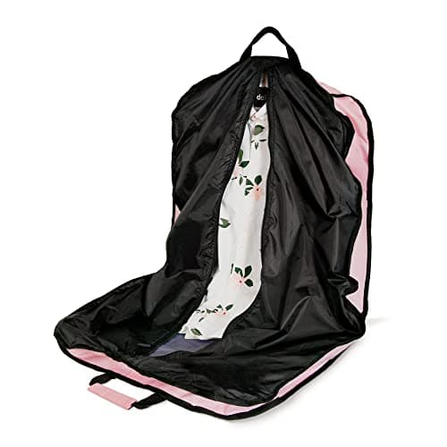 DALIX 39" Garment Bag Cover Suits Dresses Clothing Foldable Shoe Pocket in Pink 5