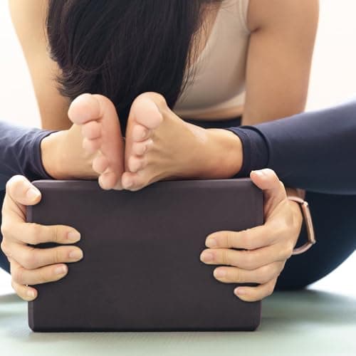 Yoga Blocks 2 Pcs, 9"x6"x3" Yoga Brick Foam Blocks EVA Foam Block Props Accessories for Pilates Stretching and Meditation (Grey, Large) 6