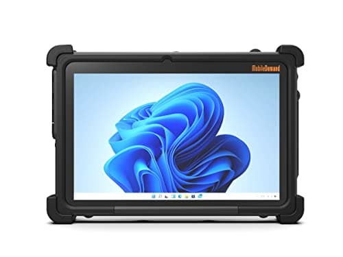 MobileDemand Flex 10B Rugged 10 inch Tablet with Windows 11 Pro Upgrade, Ultra Lightweight 3000mAh Battery 4GB, Handheld Tablet PC with Handstrap for Rough Outdoor Work and Business Activities 7