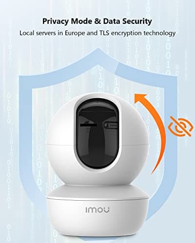 Imou 360° Security Camera Indoor with AI Human/Motion/Sound Detection, WiFi Camera Indoor Wireless 1080P for Pet/Dog/Baby, Smart Tracking, Siren, Night Vision, 2-Way Audio, Works with Alexa, 2 Pack 7