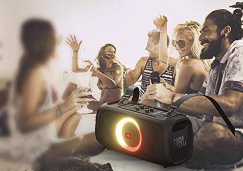 JBL PartyBox On-The-Go Portable Party Speaker with Built-in Lights Black (Renewed) 8