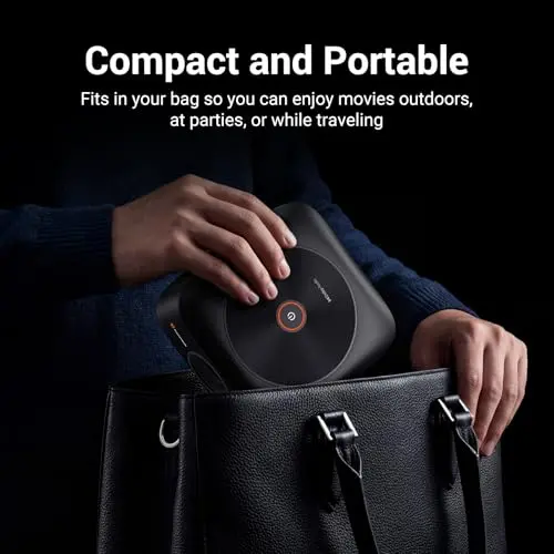 1500 ANSI Official Licensed Google TV Smart Projector, HAPPRUN 4K Full HD Home Theater with Auto Focus, Dolby Sound, Wi-Fi Bluetooth, Built-in Apps, Compatible with Phone & PC, Indoor & Outdoor Use 9