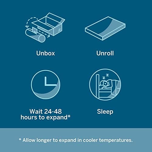 Lucid 5 Inch Memory Foam Mattress – Low Profile - Firm Feel - Infused with Bamboo Charcoal and Gel - Bed in a Box - Temperature Regulating - Breathable - Twin XL Size 7