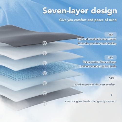 Topcee Weighted Blanket (30lbs 88"x104" Cal King Size) Soft Cooling Heavy Blanket Sleeping, Apply to 290-310 lbs Body, Thick Breathable Blanket with Glass Bead, Easy Care 6