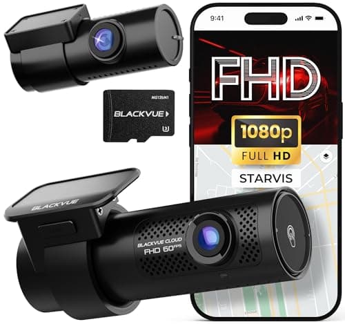BlackVue DR770X-2CH II 64GB Dash Cam – Dual Full HD Front & Rear, Enhanced Visual Clarity, Fast Boot, USB-C Install, Effortless Video Playback via Wi-Fi, Cloud Remote Access, Smart Parking Mode
