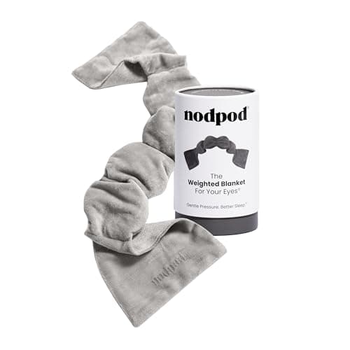 Nodpod Gentle Pressure Sleep Mask | Patented Light Blocking Design for Sleeping, Traveling & Relaxation - Elephant Gray