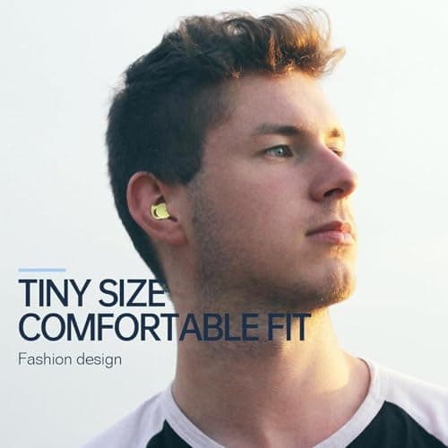 Piegridiat Invisible Sleep Headphones,Sleep Earbuds for Side Sleepers,Small Comfortable Fit Noise Blocking Sleep Ear Buds,Bluetooth 5.3 Wireless Earbuds, in-Ear Ear Buds for Sleeping, Working (Green) 5