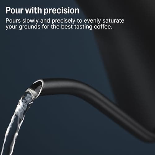 Fellow Stagg EKG Pro Electric Gooseneck Kettle – Precise Temperature Control, Quick Heating, Brew Timer, Scheduling, Stainless Steel, Pour-Over Coffee - 0.9L, Matte Black 7