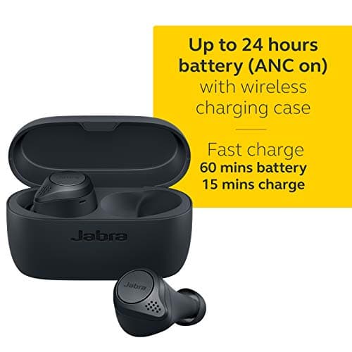 Jabra Elite Active 75t True Wireless Earbuds with Wireless Charging Enabled Case, Gray 5