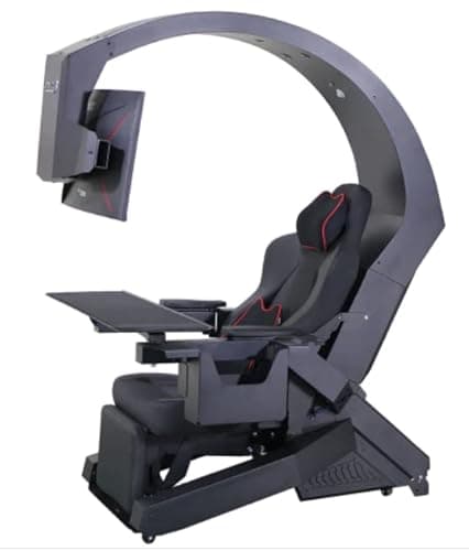 Imperatorworks IW 320 Brand Racing Gaming Chair, Computer Chair for Office and Home; Regular for 3 Screens or Upto 5 Monitors with Vibration massasge 5