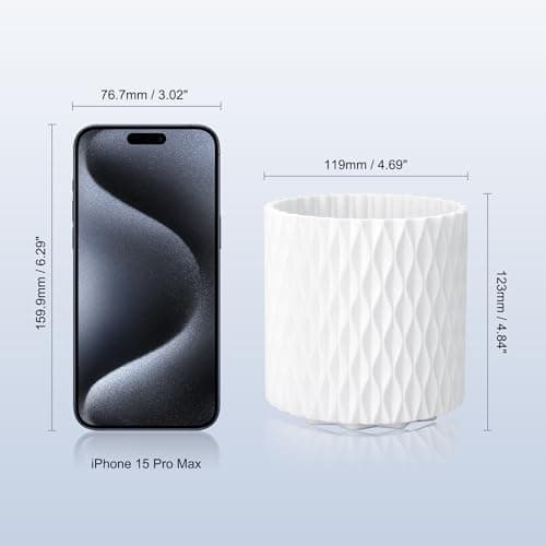 4Johor Pen Holder - 360° Rotating, 5 Slot Pen Holder For Desk. Pencil Holder For Office,School,Dorm Room&Vanity, Desk Accessories(White) 6