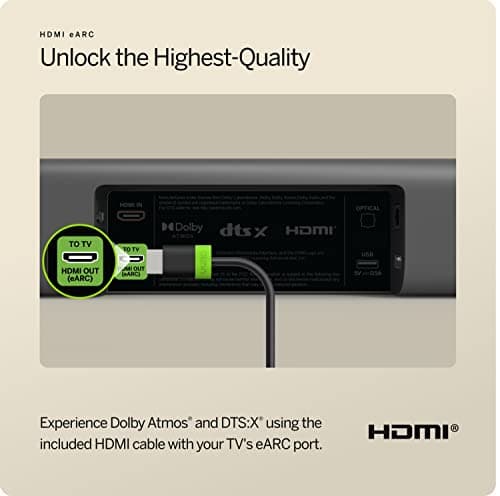 VIZIO M-Series 2.1 Immersive Sound Bar with 5 High-Performance Speakers, Dolby Atmos, DTS:X, Wireless Subwoofer and Alexa Compatibility, M215aw-K6, 2023 Model 15