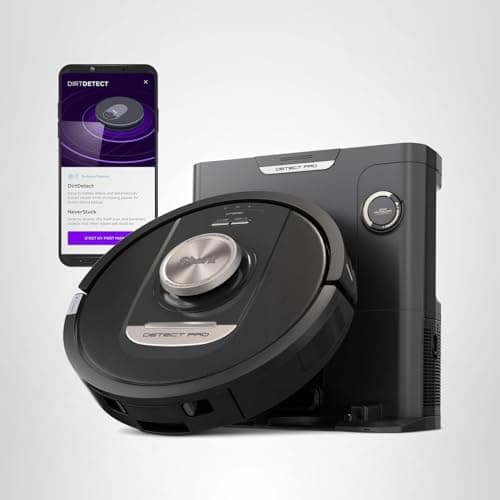 Shark RV2820AE Detect Pro Self-Empty Robot Vacuum with Bagless, 60-day Capacity HEPA Base, 3 Detect & React Technologies, Auto Deep-Clean on Carpets and Hardfloors, NeverStuck Tech, Wi-Fi Black/Bronze 15