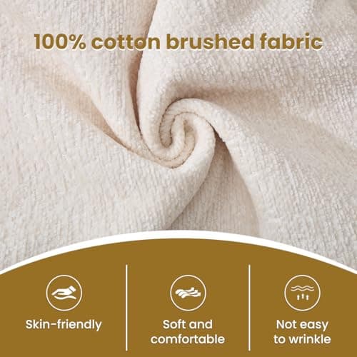 83" Cloud Loveseat Sofa, Modern Down Comfy for Living Room, Loveseat Sofa with Chenille Fabric and Double Cushion, Love Seat Deep Seat Oversized Seats with 2 Pillows for Bedroom, Cream 5