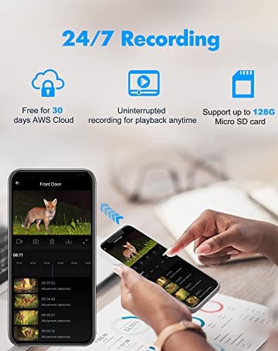 LaView 4MP Security Camera Outdoor Wired Starlight Color Night Vision,2K Cameras for Home Security AI Human Detection & Auto Tracking, IP65 Outdoor Camera 2-Way Audio, US Cloud, Compatible with Alexa 7