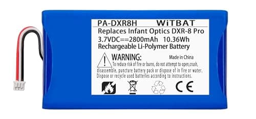 LP Replacement Battery for Infant Optics DXR-8 Pro Battery Sp 554478 2800mAh 3.7V Lithium Ion Battery Video Monitor Battery (NOT Compatible with DXR-8 Monitor)