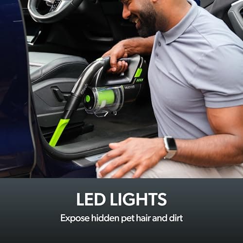 Gtech Multi MK2 K9 Cordless Handheld Vacuum Cleaner - Portable Vacuum Cleaner for Car, Home, and More - Reinforced with Lightweight Aluminum - Rechargeable - Pet Vacuum 9