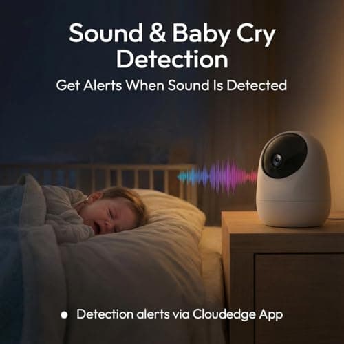 Raycom 4MP Indoor Security Camera, Dual-Band 5G/2.4G Wi-Fi Pet Camera, 360° Pan-Tilt Smart Tracking Baby Monitor, Infrared Night Vision, Physical Privacy Mode, Work with Alexa, White 6