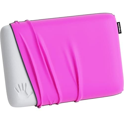 Imaginarium Memory Foam Pillow for Bed - 16" x 24" Standard – Fun Decorative Colorful Pillow for Sleeping - Back, Stomach & Side Sleepers – Includes Cooling Cover (Party Pink) 9