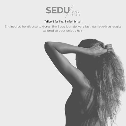 Sedu Icon Hair Dryer | Professional Ionic Technology | Ultra-Lightweight & Powerful 1875W | Reduces Frizz, Enhances Shine | Includes 2 Concentrator Nozzles & Diffuser 5