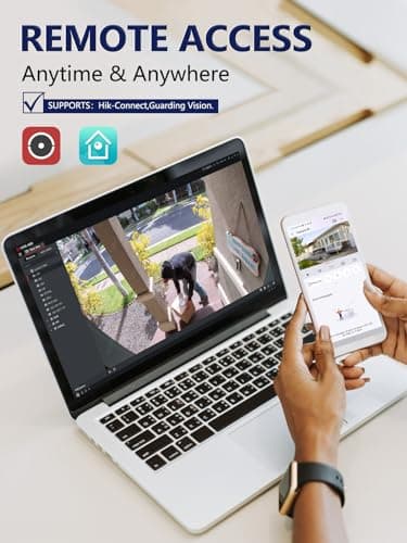 Anpviz 8MP 4K IP PoE Security Camera Outdoor with Audio IP67 Waterproof H.265+ PoE Security Camera with SD Card Slot 2.8mm Hikvision Compatible 5