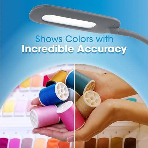 OttLite LED Soft Touch Desk Lamp - 3 Brightness Settings with Energy Efficient Natural Daylight LEDs - Adjustable Flexible Neck & Touch Controls for Tabletops, Home Office, Computer Desk, & Dorms 5