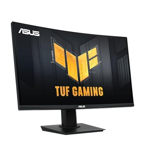 ASUS TUF Gaming 24” (23.6 inch viewable) Curved Monitor (VG24VQER) – FHD, 180Hz, 1ms, DCI-P3 90%, Extreme Low Motion Blur Sync, FreeSync, Shadow Boost, Eye Care, DisplayWidget Center, 3yr Warranty 9