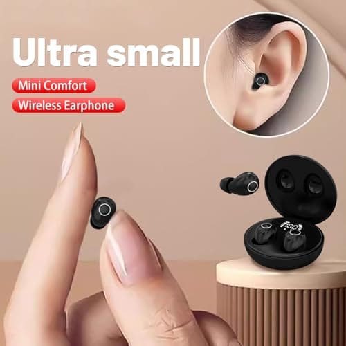 Honcas Mini Invisible Earbuds for Work and Sleep - Best Small Earbuds for Small Ear Canals 8