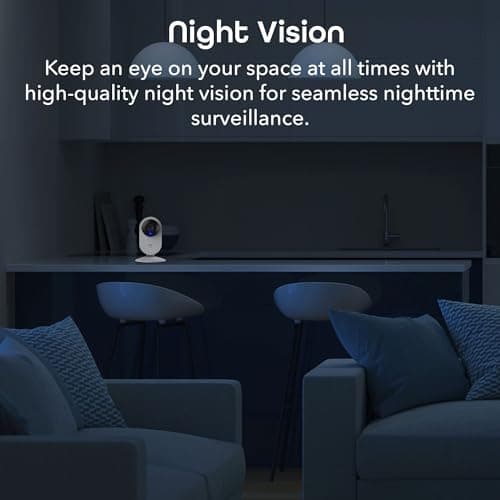 Geeni Glimpse Indoor Security Camera - 1080p HD Video, 2-Way Audio, Motion Alerts, WiFi Compatible with Alexa & Google Home, White 8