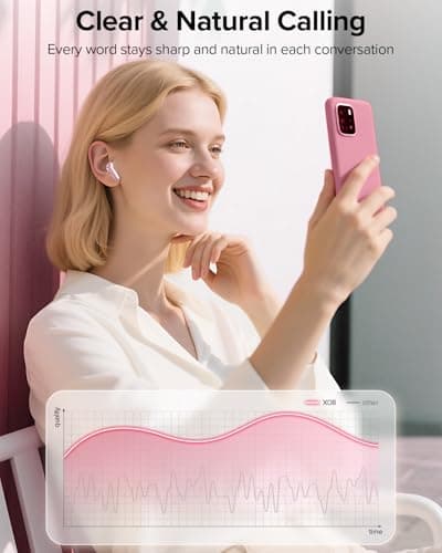 TAGRY Bluetooth Headphones True Wireless Earbuds 60H Playback LED Power Display Earphones with Wireless Charging Case IPX5 Waterproof in-Ear Ear buds with Mic for TV Smart Phone Laptop Computer Sports 5