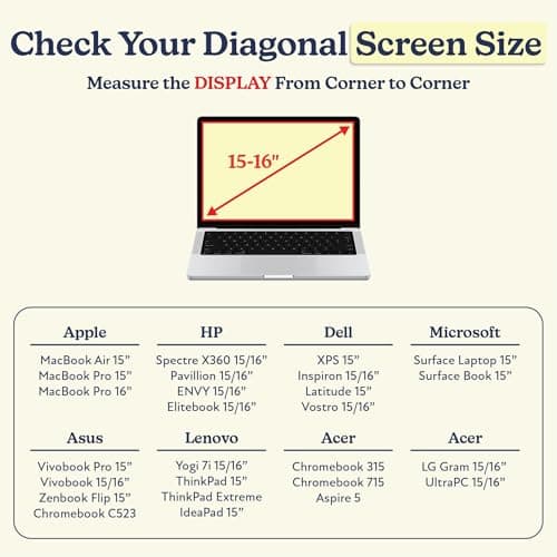 Vandel 15-16 inch Laptop Carrying Case Sleeve with Strap, Shoulder Bag with Handle, 16 in Laptop Computer Bag for Women, MacBook Air 15 Inch Carrying Case, MacBook Pro 16, 15.6 in HP, Dell Messenger 5