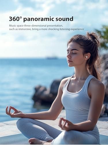 DAGKHE Sleep Headphones, Invisible Sleep Earbuds for Side Sleepers, Mini Noise Blocking Sleep Earphones, Bluetooth 5.3 Tiny Hidden Earbuds for Work,Sleeping, Green 6