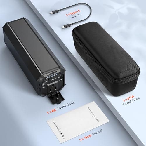 AC Outlet Portable Laptop Power Bank, 116Wh/31200mAh 120W Portable Laptop Charger, 65W PD USB C Backup Power Source for Travel and Outdoor Activities 8