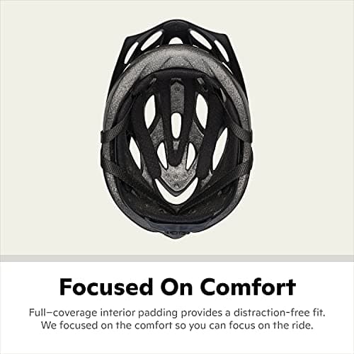 Schwinn Thrasher Helmet for Adults, Black, Size 58 - 62 cm, for Riders Ages 14+, Lightweight Microshell, Adjustable Dial and Straps, Interior Padding, 20 Air Vents, Removable Visor, Adult Bike Helmet 5