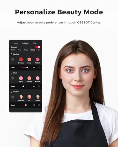 OBSBOT Meet SE 1080P 100FPS Webcam for PC, AI Framing Streaming Camera with 1/2.8" Sensor, Beauty Mode, Gesture Control, Staggered HDR, Web Camera for Desktop Computer, Laptop, Meeting. (Aurora Green) 7
