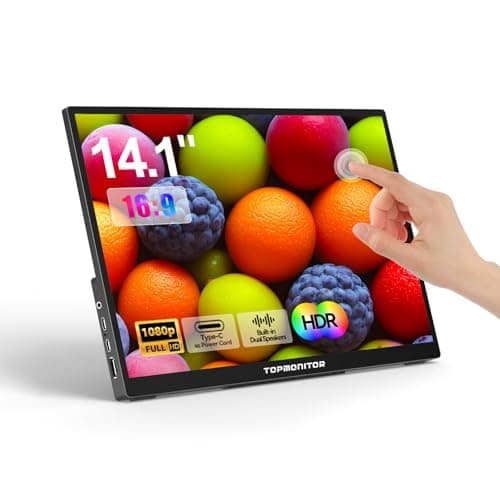 Topmonitor Portable Monitor 14.1' S1, Black, PDM-14